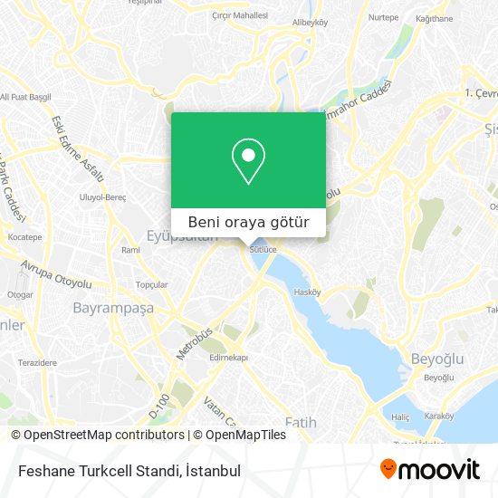Feshane Turkcell Standi harita