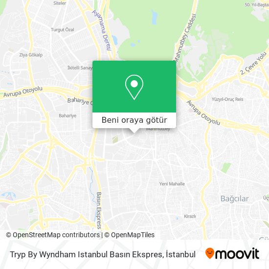 Tryp By Wyndham Istanbul Basın Ekspres harita