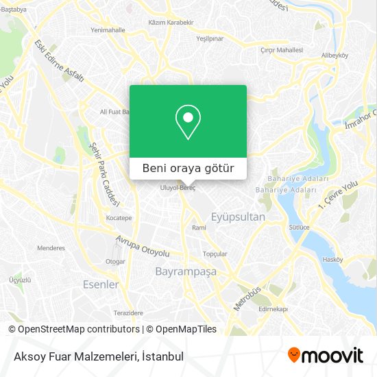 Aksoy Fuar Malzemeleri harita