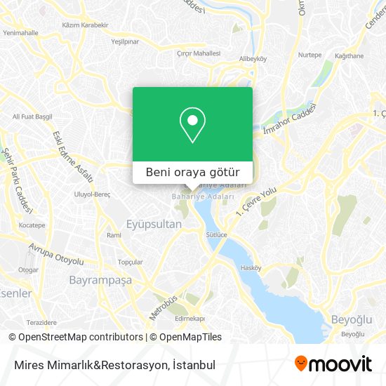 Mires Mimarlık&Restorasyon harita