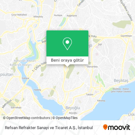 Refsan Refrakter Sanayi ve Ticaret A.Ş. harita