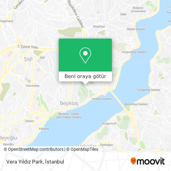 Vera Yıldız Park harita