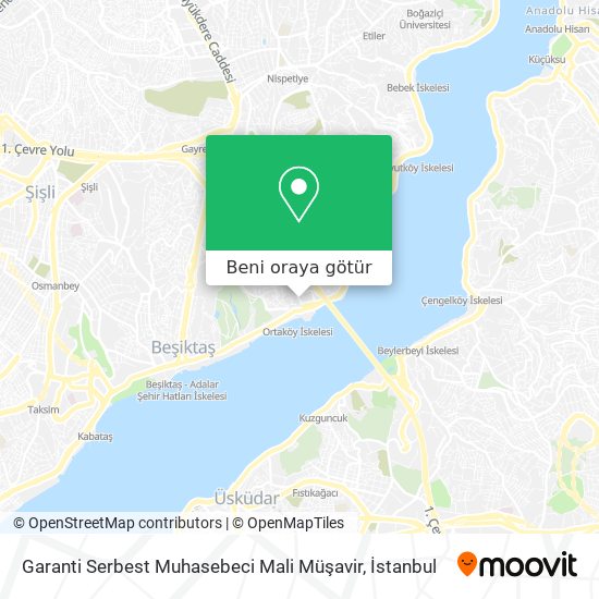 Garanti Serbest Muhasebeci Mali Müşavir harita