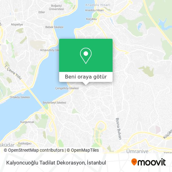 Kalyoncuoğlu Tadilat Dekorasyon harita