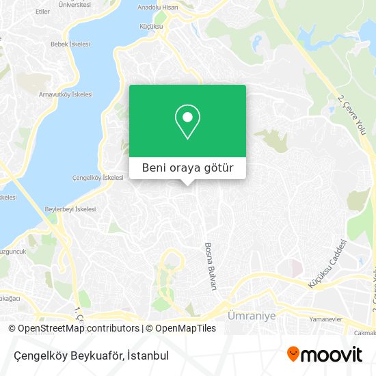 Çengelköy Beykuaför harita