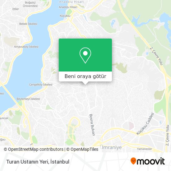 Turan Ustanın Yeri harita