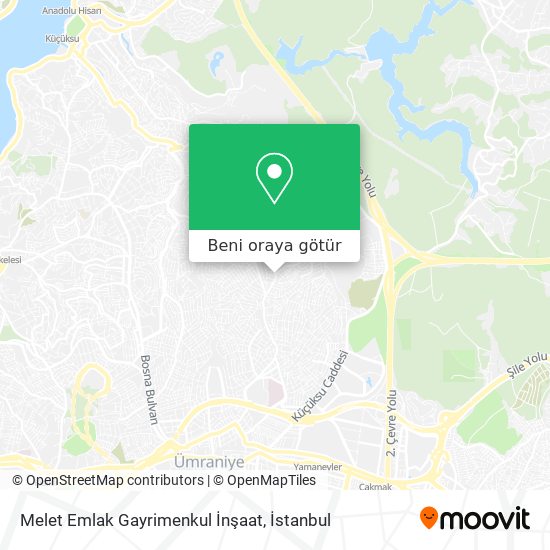 Melet Emlak Gayrimenkul İnşaat harita