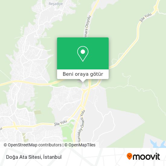 Doğa Ata Sitesi harita