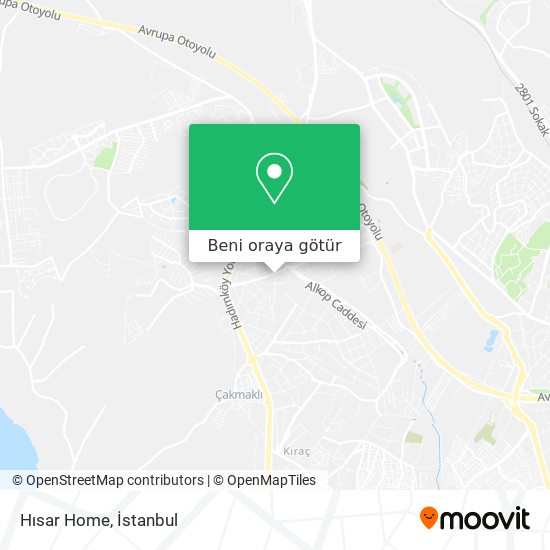 Hısar Home harita