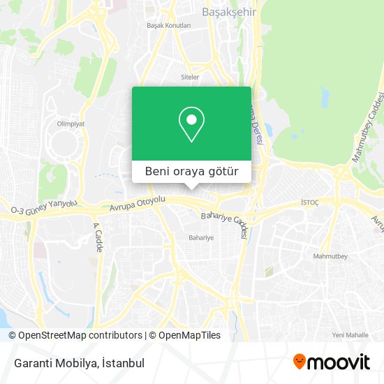 Garanti Mobilya harita