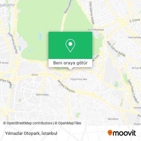 Yılmazlar Otopark harita