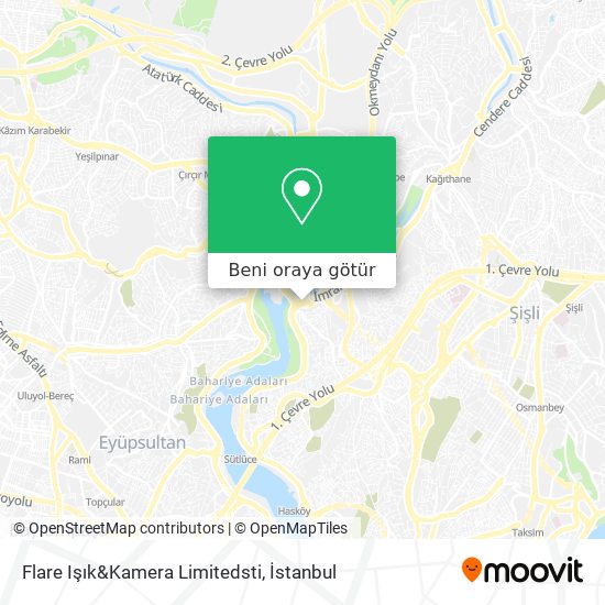 Flare Işık&Kamera Limitedsti harita