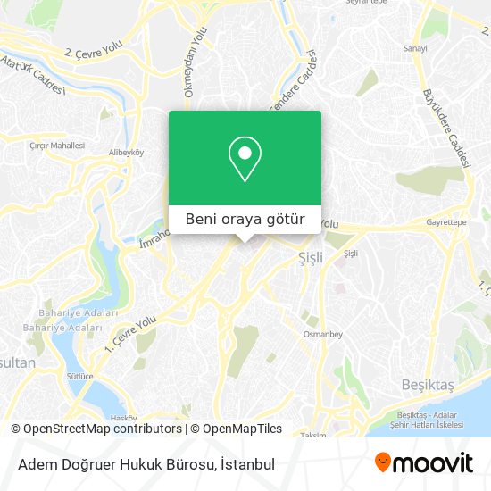 Adem Doğruer Hukuk Bürosu harita