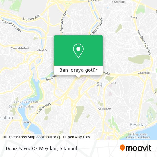Denız Yavuz Ok Meydanı harita