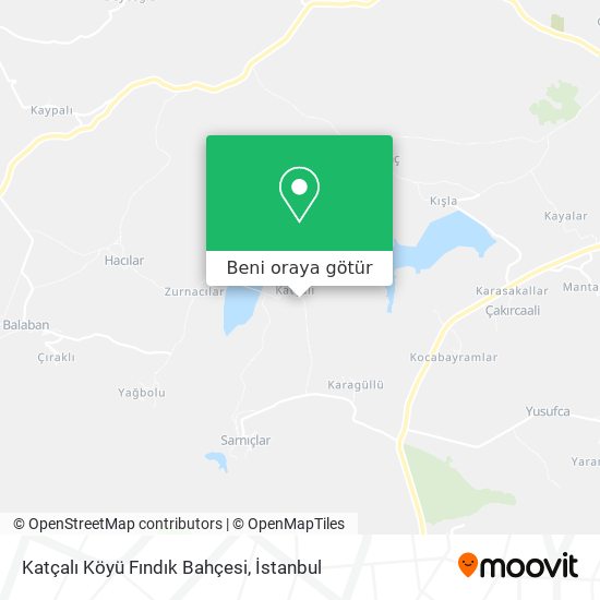Katçalı Köyü Fındık Bahçesi harita