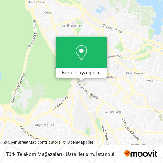 Türk Telekom Mağazaları - Usta İletişim harita