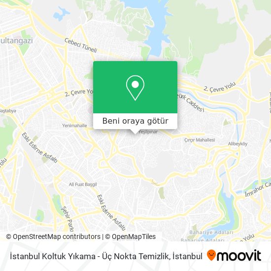 İstanbul Koltuk Yıkama - Üç Nokta Temizlik harita