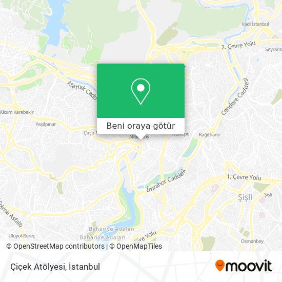 Çiçek Atölyesi harita