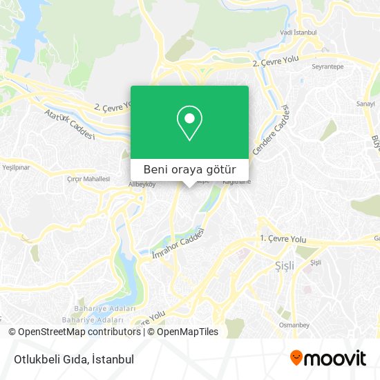 Otlukbeli Gıda harita