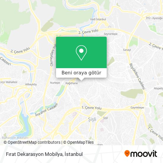 Fırat Dekarasyon Mobilya harita