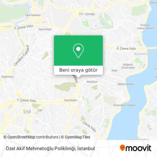 Özel Akif Mehmetoğlu Polikliniği harita