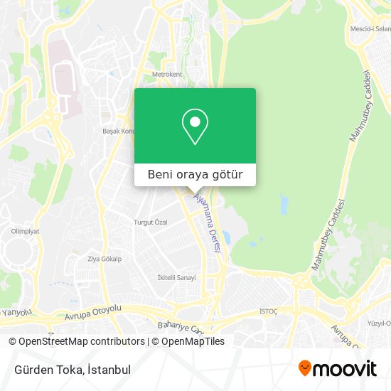 Gürden Toka harita