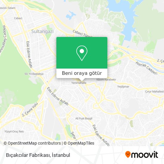 Bıçakcılar Fabrikası harita