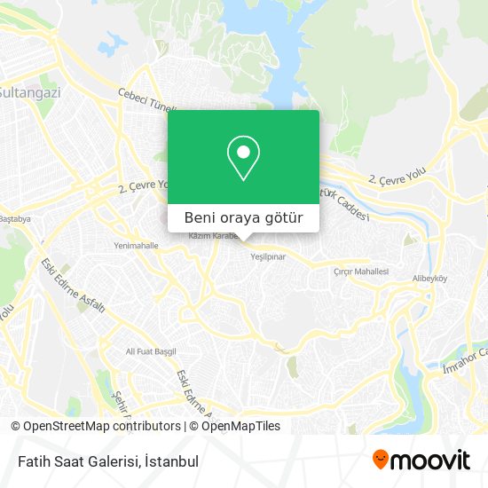 Fatih Saat Galerisi harita