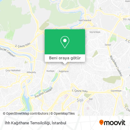 İhh Kağıthane Temsilciliği harita
