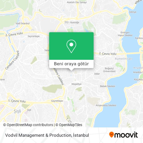 Vodvil Management & Production harita