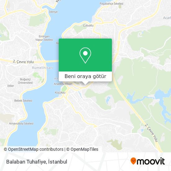 Balaban Tuhafiye harita