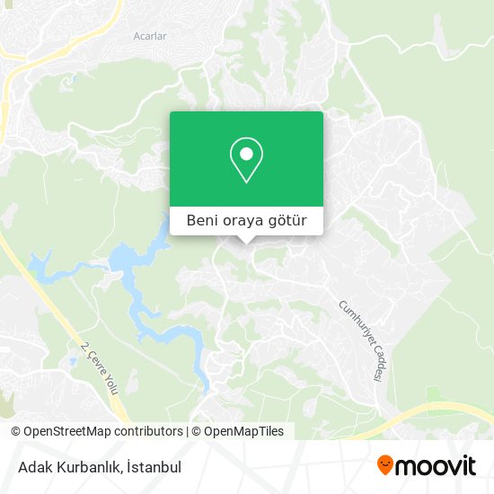 Adak Kurbanlık harita