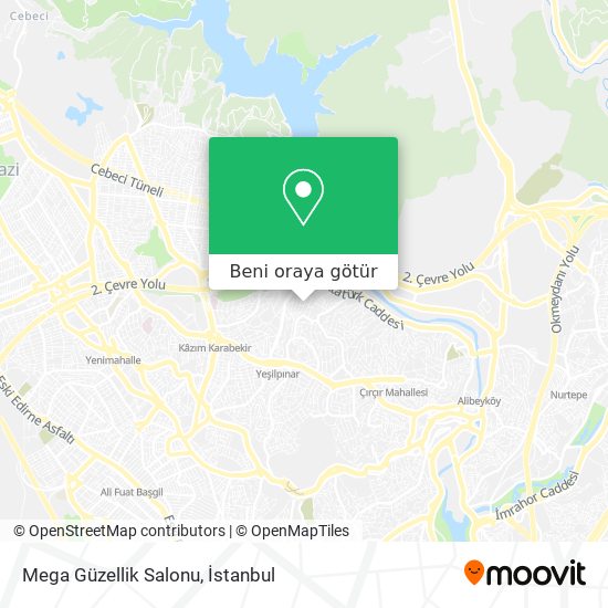 Mega Güzellik Salonu harita