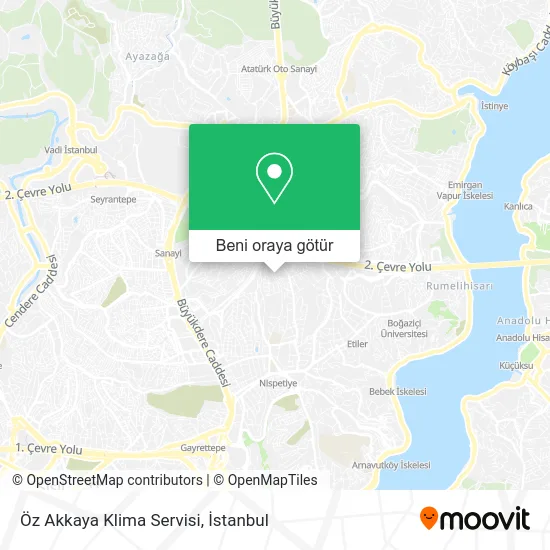 Öz Akkaya Klima Servisi harita