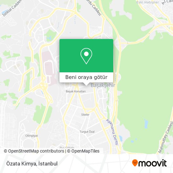 Özata Kimya harita