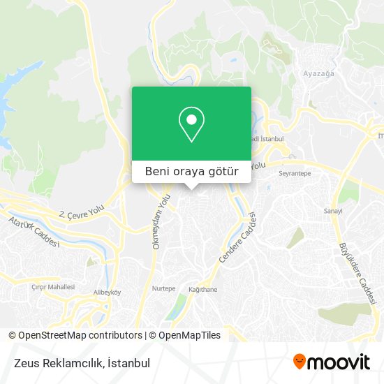 Zeus Reklamcılık harita