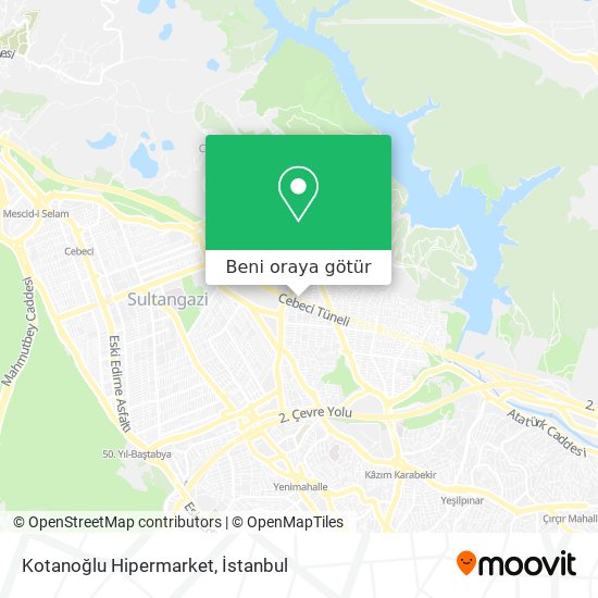 Kotanoğlu Hipermarket harita