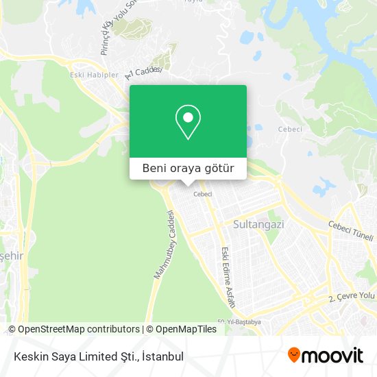 Keskin Saya Limited Şti. harita