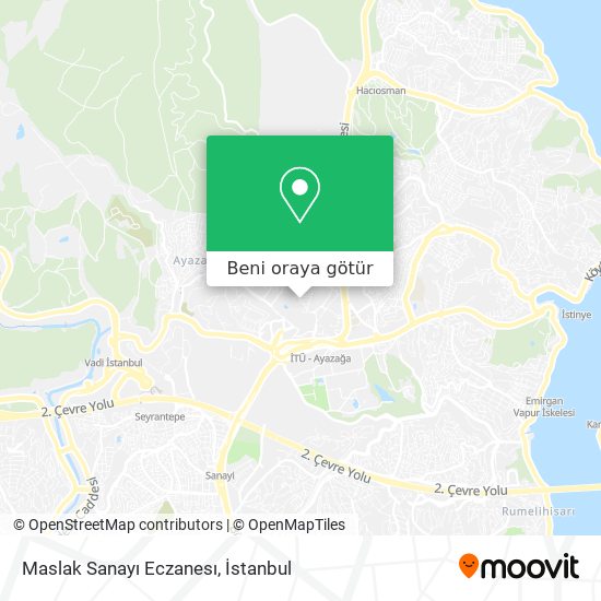 Maslak Sanayı Eczanesı harita