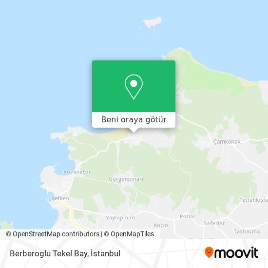 Berberoglu Tekel Bay harita