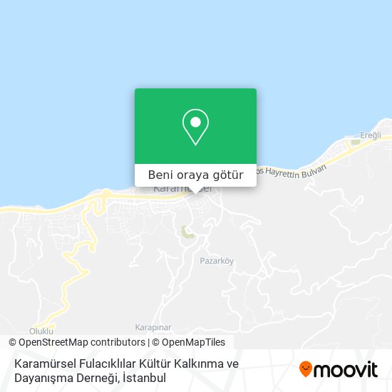 Karamürsel Fulacıklılar Kültür Kalkınma ve Dayanışma Derneği harita