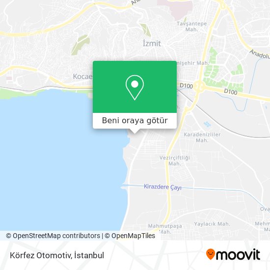 Körfez Otomotiv harita