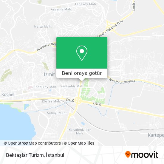 Bektaşlar Turizm harita