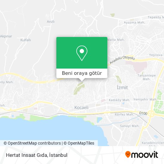 Hertat Insaat Gıda harita