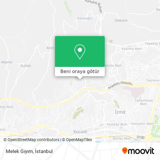 Melek Gıyım harita