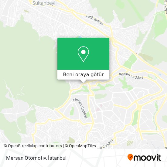 Mersan Otomotıv harita