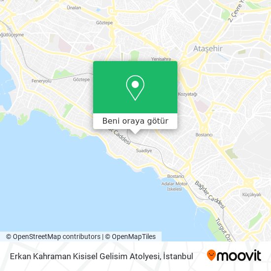 Erkan Kahraman Kisisel Gelisim Atolyesi harita