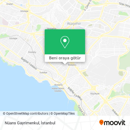 Nüans Gayrimenkul harita