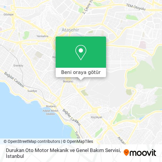 Durukan Oto Motor Mekanik ve Genel Bakım Servisi harita