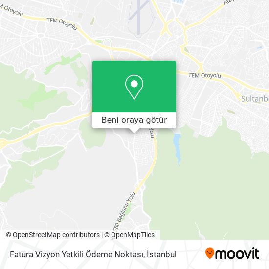 Fatura Vizyon Yetkili Ödeme Noktası harita
